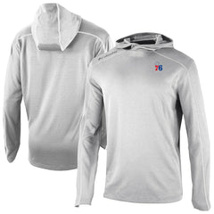 Columbia - Philadelphia 76ers Omni-Wick Shotgun Pullover Hoodie - Gray