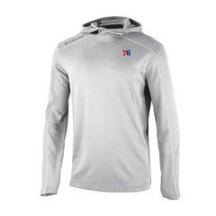 Columbia - Philadelphia 76ers Omni-Wick Shotgun Pullover Hoodie - Gray