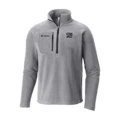 Columbia - Utah Jazz Fast Trek III Half-Zip Fleece Pullover - Gray