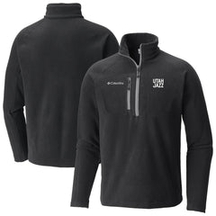 Columbia - Utah Jazz Fast Trek III Half-Zip Fleece Pullover - Black