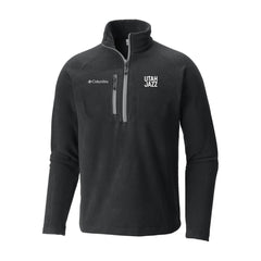 Columbia - Utah Jazz Fast Trek III Half-Zip Fleece Pullover - Black
