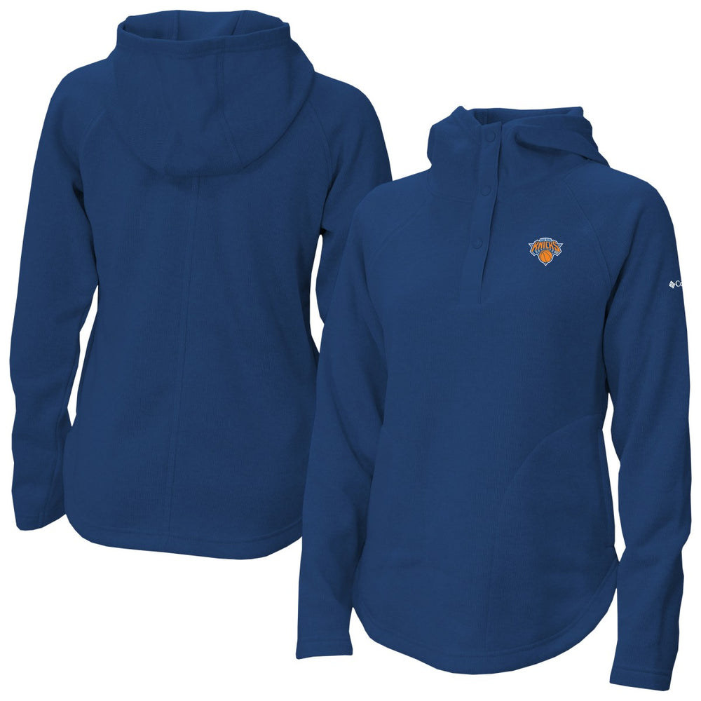 Columbia - New York Knicks Women's Sweater Weather Quarter-Snap Hoodie - Blue