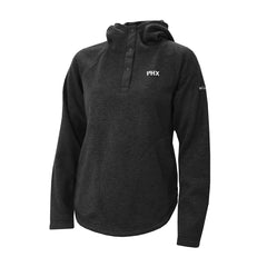 Columbia - Phoenix Suns Women's Sweater Weather Quarter-Snap Hoodie - Black