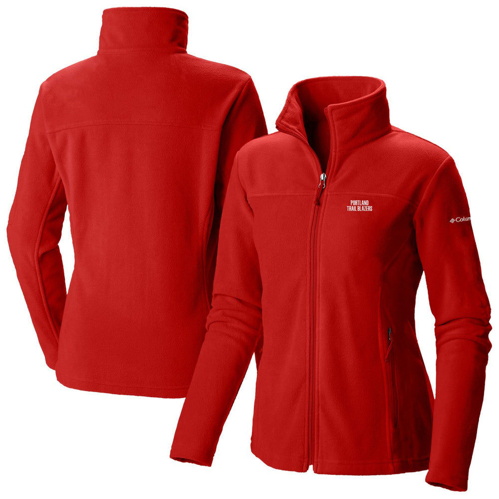 Columbia - Portland Trail Blazers Women's Give & Go II Fleece Full-Zip Jacket - Red