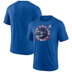New England Patriots Sporting Chance Tri-Blend T-Shirt Royal - NFL
