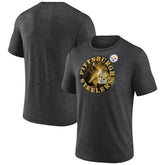 Pittsburgh Steelers Sporting Chance Tri-Blend T-Shirt Charcoal - NFL