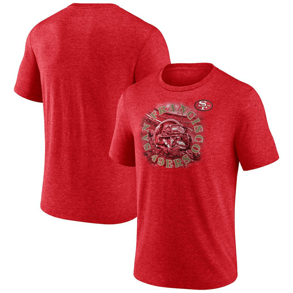 San Francisco 49ers Sporting Chance Tri-Blend T-Shirt Scarlet - NFL