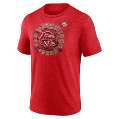 San Francisco 49ers Sporting Chance Tri-Blend T-Shirt Scarlet - NFL