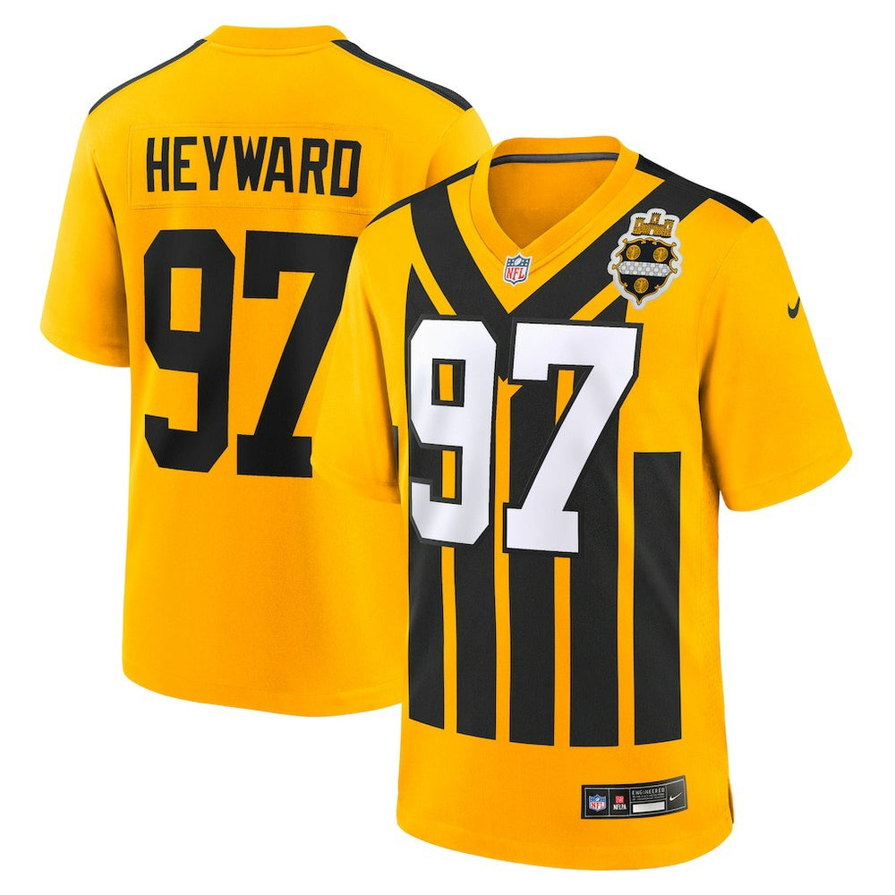 Cameron Heyward Pittsburgh Steelers Alternate 1933 Throwback Game Jersey Gold - Nike