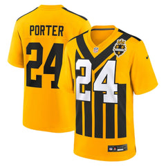 Joey Porter Jr. Pittsburgh Steelers Alternate 1933 Throwback Game Jersey Gold - Nike