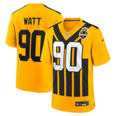 T.J. Watt Pittsburgh Steelers Alternate 1933 Throwback Game Jersey Gold - Nike