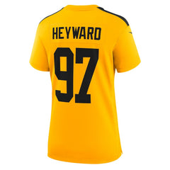 Cameron Heyward Pittsburgh Steelers Women's Alternate 1933 Throwback Game Jersey Gold - Nike