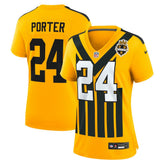 Joey Porter Jr. Pittsburgh Steelers Women's Alternate 1933 Throwback Game Jersey Gold - Nike