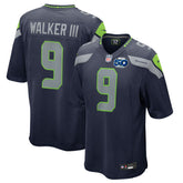 Kenneth Walker III Seattle Seahawks 50th Season Game Jersey College Navy - Nike