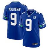 Kenneth Walker III Seattle Seahawks Alternate 50th Season Game Jersey Royal - Nike