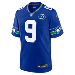 Kenneth Walker III Seattle Seahawks Alternate 50th Season Game Jersey Royal - Nike