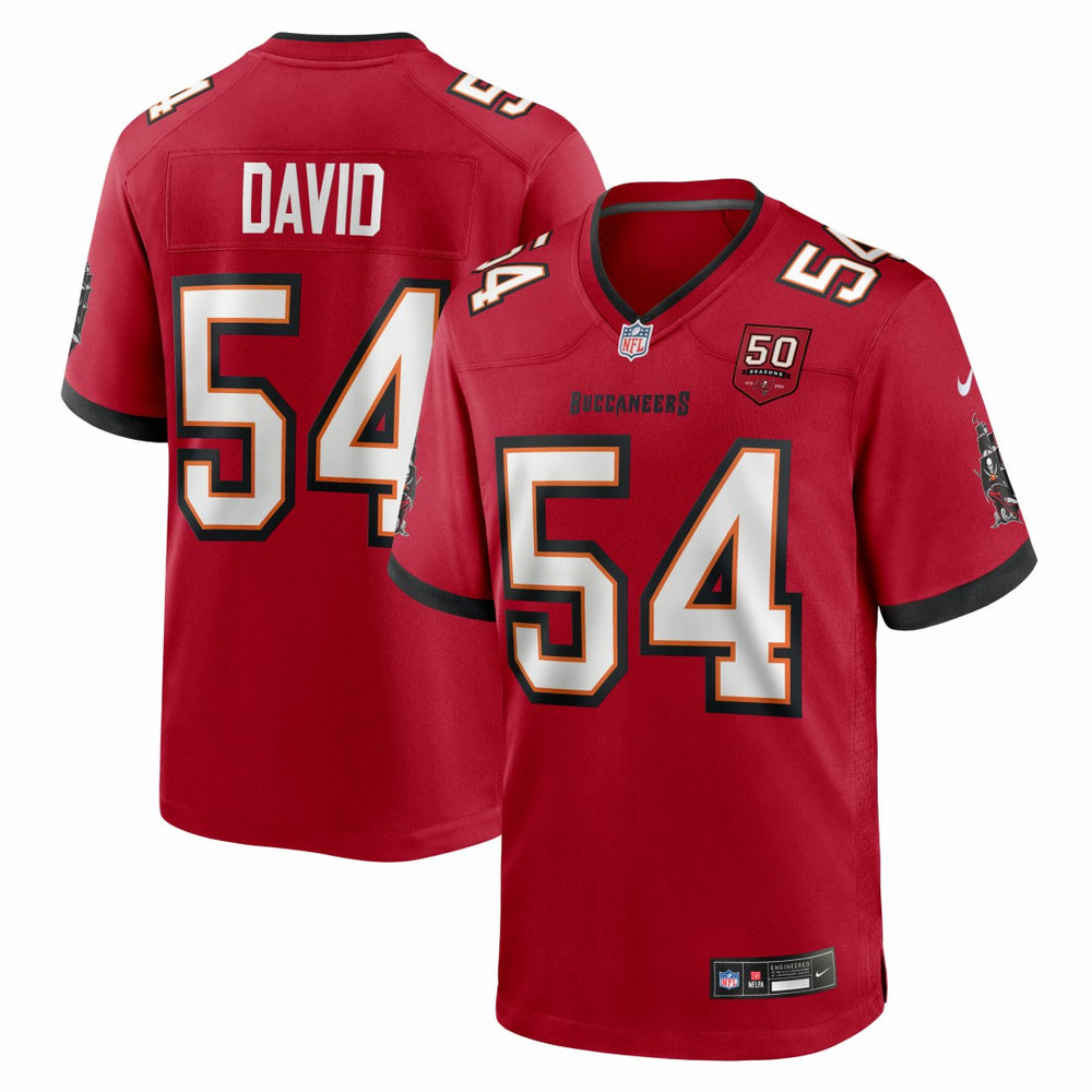 Lavonte David Tampa Bay Buccaneers 50th Season Team Game Jersey Red - Nike