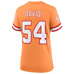 Lavonte David Tampa Bay Buccaneers Women's 50th Season Game Jersey Creamsicle - Nike