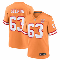 Lee Roy Selmon Tampa Bay Buccaneers 50th Season Game Jersey Creamsicle - Nike