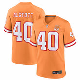 Mike Alstott Tampa Bay Buccaneers 50th Season Game Jersey Creamsicle - Nike