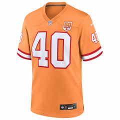 Mike Alstott Tampa Bay Buccaneers 50th Season Game Jersey Creamsicle - Nike
