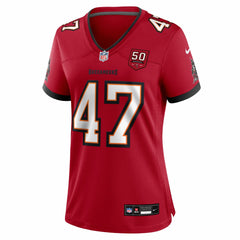 John Lynch Tampa Bay Buccaneers Women's 50th Anniversary Team Game Jersey Red - Nike