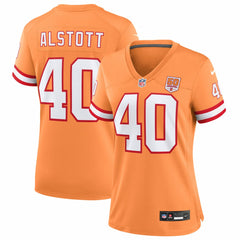 Mike Alstott Tampa Bay Buccaneers Women's 50th Season Game Jersey Creamsicle - Nike
