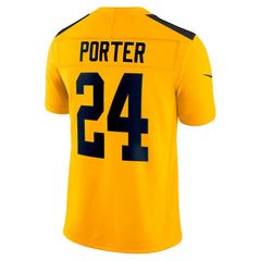 Joey Porter Jr. Pittsburgh Steelers Alternate 1933 Throwback Vapor F.U.S.E. Limited Jersey Gold - Nike