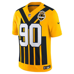 T.J. Watt Pittsburgh Steelers Alternate Vapor F.U.S.E. Limited Jersey Gold - Nike