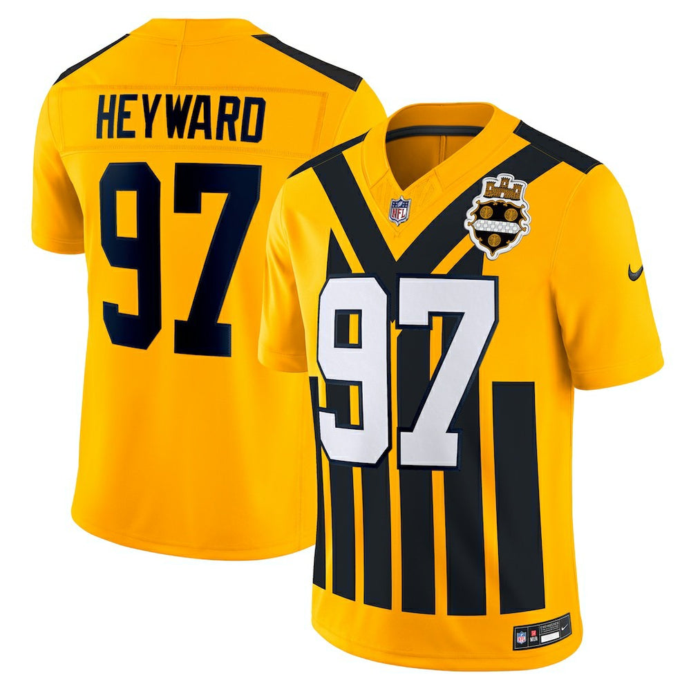Cameron Heyward Pittsburgh Steelers Alternate Vapor F.U.S.E. Limited Jersey Gold - Nike