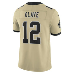 Chris Olave New Orleans Saints Gameday Golds Alternate Vapor F.U.S.E. Limited Jersey Gold - Nike
