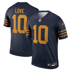 Jordan Love Green Bay Packers The 1923 Classic Legend Player Dri-FIT Top Navy - Nike