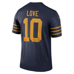 Jordan Love Green Bay Packers The 1923 Classic Legend Player Dri-FIT Top Navy - Nike