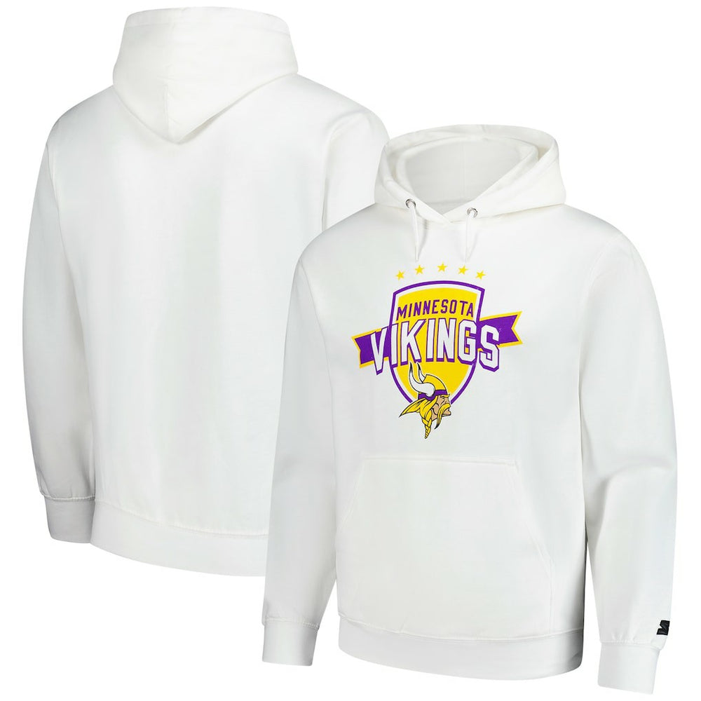 Minnesota Vikings Starter Vintage Pullover Hoodie White - NFL