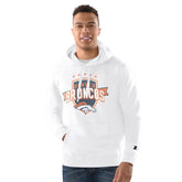 Denver Broncos Starter Vintage Pullover Hoodie White - NFL