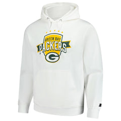Green Bay Packers Starter Vintage Pullover Hoodie White - NFL