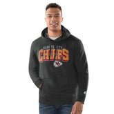 Kansas City Chiefs Starter Vintage Pullover Hoodie Charcoal - NFL