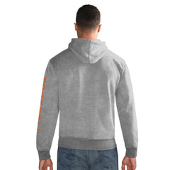Denver Broncos Starter Vintage Pullover Hoodie Heather Gray - NFL