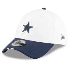 Dallas Cowboys New Era 2025 NFL Training Camp 39THIRTY Flex Hat White/Navy - NFL