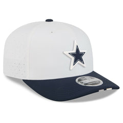 Dallas Cowboys New Era 2025 NFL Training Camp 9SEVENTY Adjustable Hat White/Navy - NFL