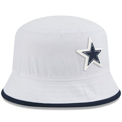 Dallas Cowboys New Era 2025 NFL Training Camp Stretch Bucket Hat White - NFL