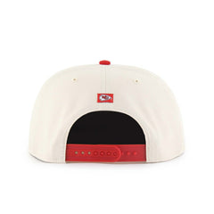 Kansas City Chiefs '47 Payson Captain Adjustable Hat Natural - 47 brand