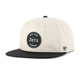 New York Jets '47 Payson Captain Adjustable Hat Natural - 47 brand