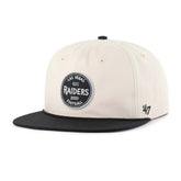 Las Vegas Raiders '47 Payson Captain Adjustable Hat Natural - 47 brand