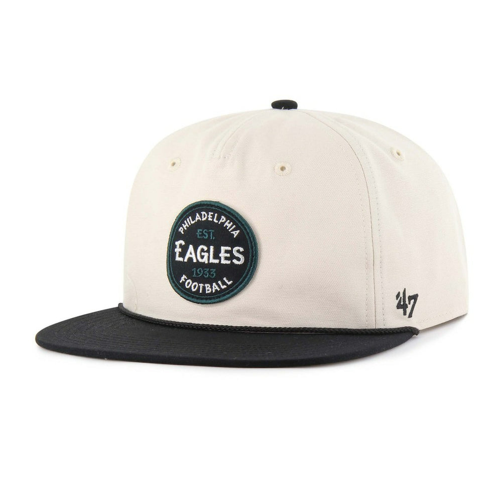Philadelphia Eagles '47 Payson Captain Adjustable Hat Natural - 47 brand