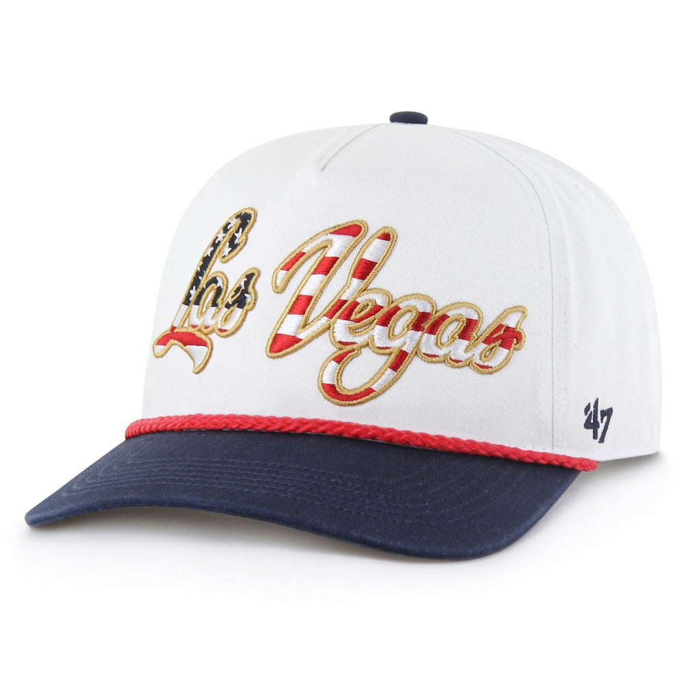 Las Vegas Raiders '47 Patriotic Overhand Hitch Adjustable Hat White - 47 brand