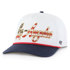 Los Angeles Chargers '47 Patriotic Overhand Hitch Adjustable Hat White - 47 brand