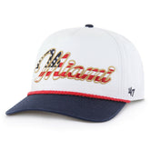 Miami Dolphins '47 Patriotic Overhand Hitch Adjustable Hat White - 47 brand
