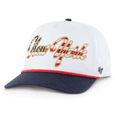 New York Giants '47 Patriotic Overhand Hitch Adjustable Hat White - 47 brand