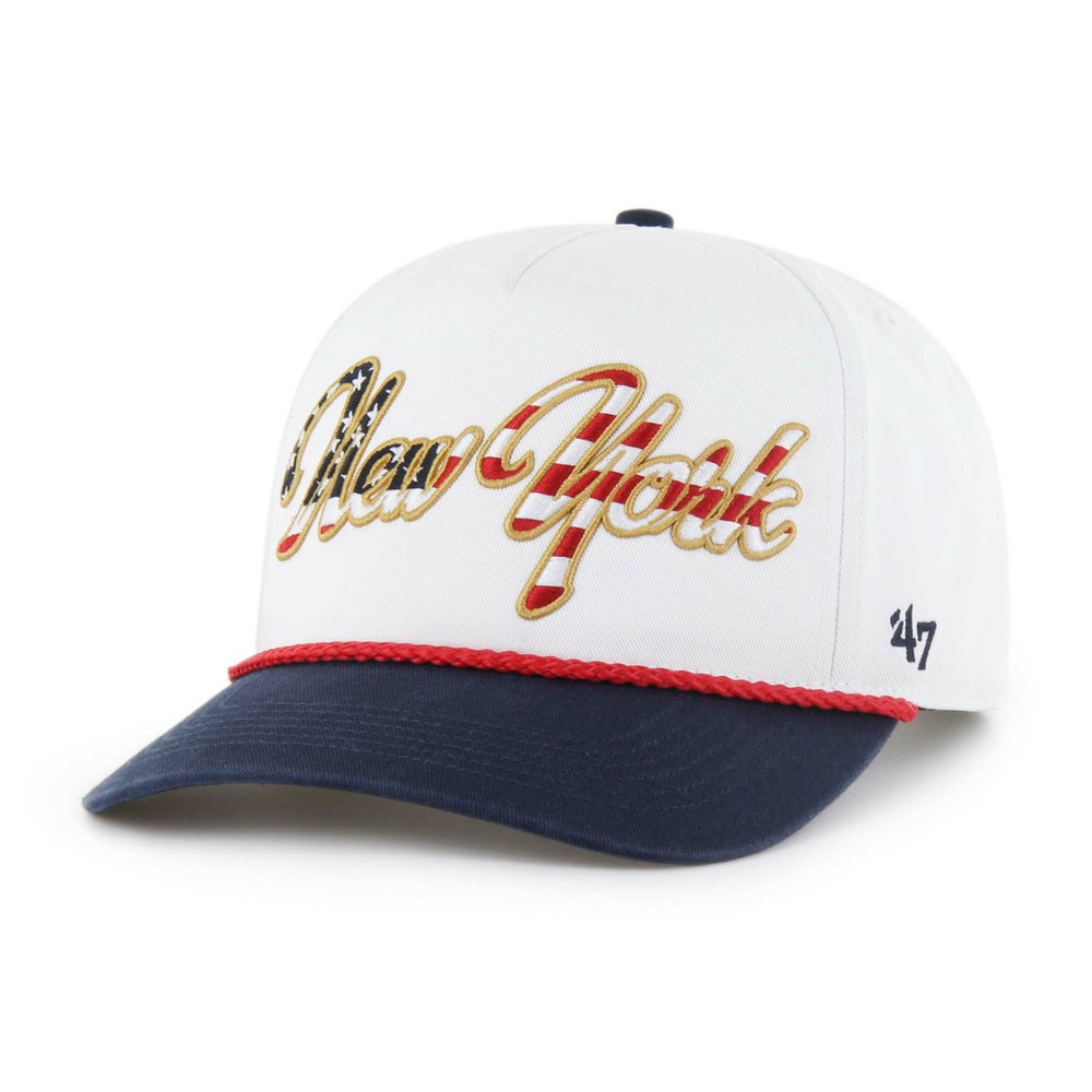 New York Jets '47 Patriotic Overhand Hitch Adjustable Hat White - 47 brand